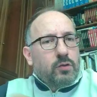 Il sindaco durante la diretta