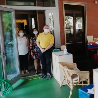 Sindaco e assessore in visita