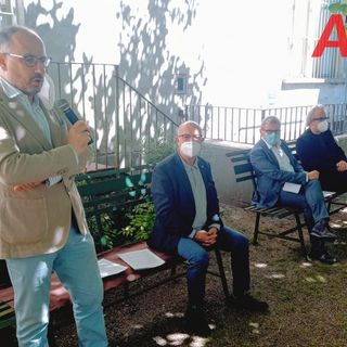 Il sindaco alla presentazione della rassegna estiva a Palazzo Mazzola