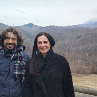 Antonio Biella con la nostra giornalista