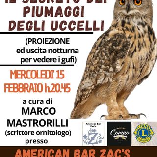 Il Leo Club Nizza Monferrato Canelli organizza la conferenza &quot;Il segreto dei piumaggi degli uccelli&quot;