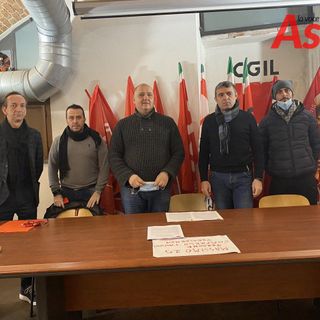 La conferenza stampa alla Cgil