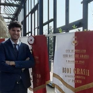 Il sindaco di Moncalvo Orecchia