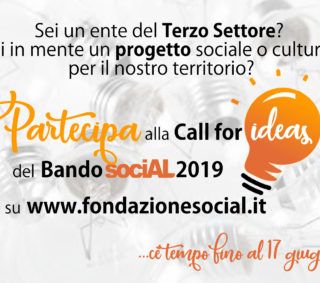 Fino al 17 giugno gli Enti del Terzo settore possono inviare richieste di contributo alla Fondazione SociAL