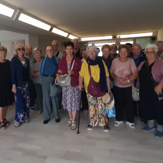 Alcuni partecipanti del recente soggiorno marino a Riccione