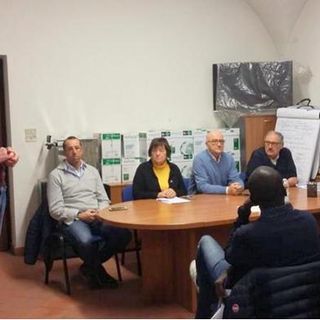 Nella foto da sx Carlo Picchio, Roberto Giolito, Mariangela Cotto, Piero Baldovino e Piero Barbesino