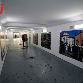 Il sottopasso per la stazione ferroviaria