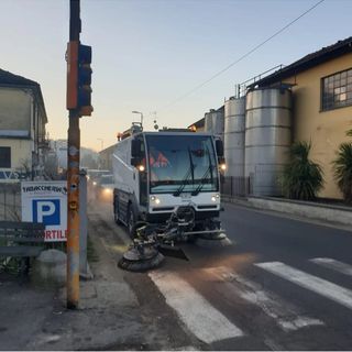 La nuova spazzatrice