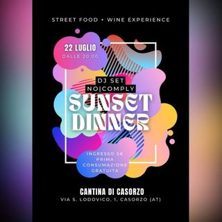 Alla Cantina di Casorzo una serata di festa, all'insegna del buon vino e della buona cucina