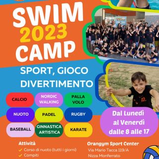 Swim Camp in Orangym: aperte le iscrizioni per l'edizione 2023