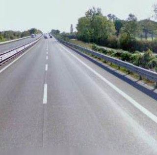 Un tratto di tangenziale di Asti