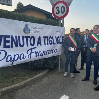 Papa Francesco a Tigliole, la gioia del sindaco Daniele Basso: &quot;Momento indimenticabile&quot;