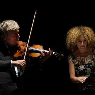 Uto Ughi con Natascia Chiarlo