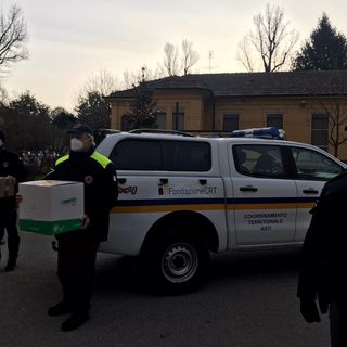 La protezione civile di Asti ritira i vaccini