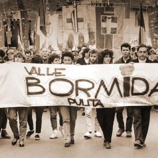 Una manifestazione del 1986