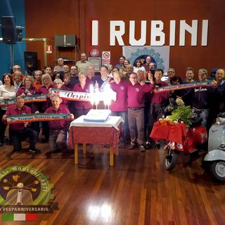 Il Club Vespisti Moderni di Asti celebra 25 anni di attività