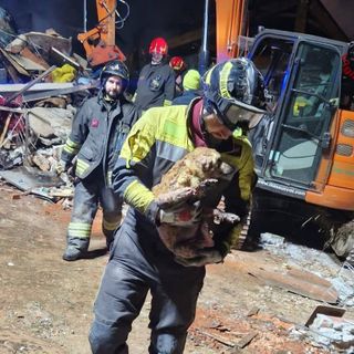 Le operazioni di salvataggio di ieri sera