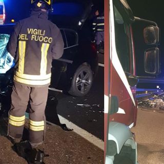 Paura in autostrada, guidatore perde il controllo della vettura e finisce contro il guard rail: in quattro in ospedale