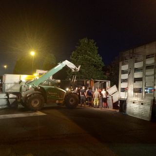 L'immagine si riferisce all'incidente di Villanova