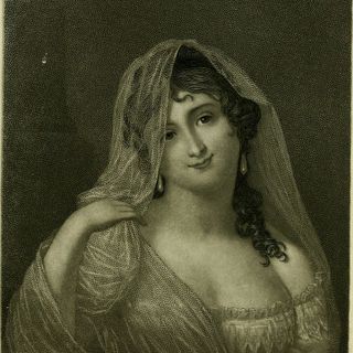 Immagine d'epoca di Virginia Oldoni Verasis, contessa di Castiglione
