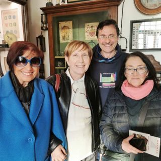 Visitatrici di Pasqua al Magmax con Massimo Umberto Tomalino