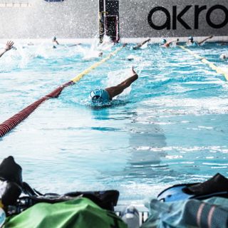 Atleti dell'Asti Nuoto in vasca