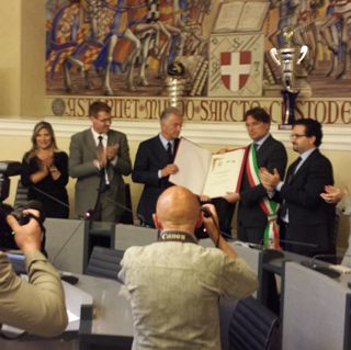 Cittadinanza onoraria a Gianni Zonin (Foto Unione Italiana Vini)