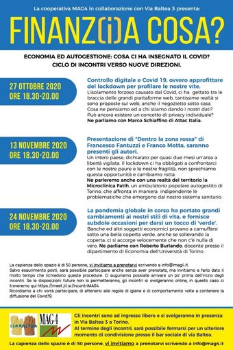 La pandemia globale ie i suoi cambiamenti, ultimo incontro online con Mag 4 Piemonte