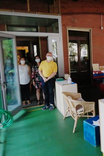 Sindaco e assessore in visita