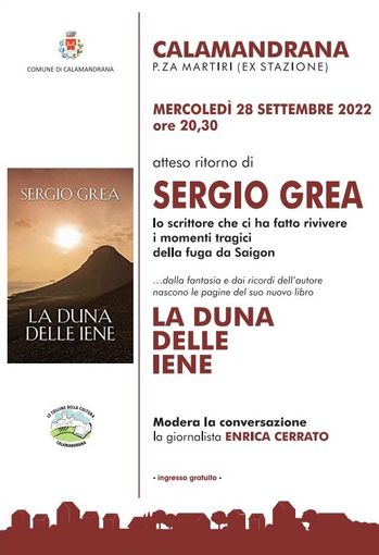 La locandina dell'incontro in programma mercoledì a Calamandrana