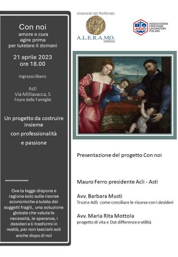 La locandina di presentazione del progetto