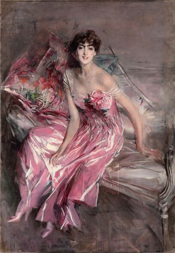 Giovanni Boldini La signora in rosa, 1916