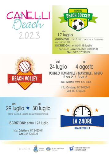 Tutti in piazza per Canelli Beach 2023