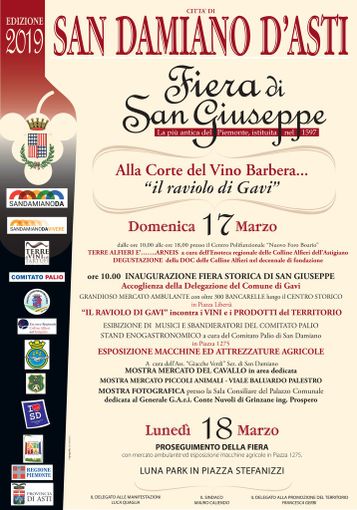 San Damiano: è in pieno svolgimento l'edizione 2019 dell'antica Fiera di San Giuseppe