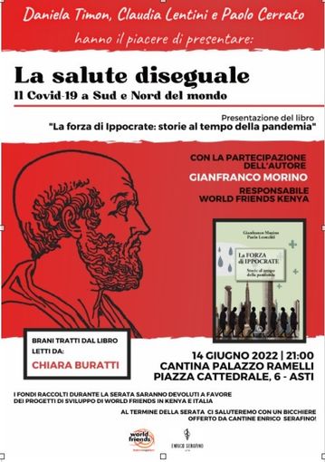 La locandina della presentazione letteraria