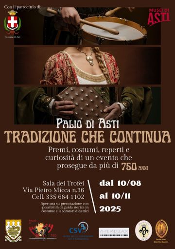 L'11 novembre nasce la giornata nazionale degli abiti storici: Asti protagonista con il Palio L'11 novembre nasce la giornata nazionale degli abiti storici: Asti protagonista con il Palio