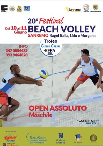 Festival nazionale di beach volley a Sanremo: boom di iscrizioni da tutto il Nord Italia Festival nazionale di beach volley a Sanremo: boom di iscrizioni da tutto il Nord Italia