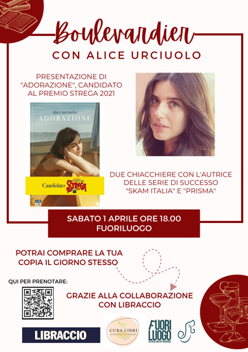 Cuba Libri festeggia il primo anniversario con un Boulevardier in compagnia di Alice Urciuolo Cuba Libri festeggia il primo anniversario con un Boulevardier in compagnia di Alice Urciuolo