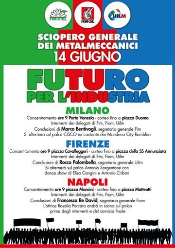 Pafundi: ecco perché venerdì i metalmeccanici scenderanno in piazza