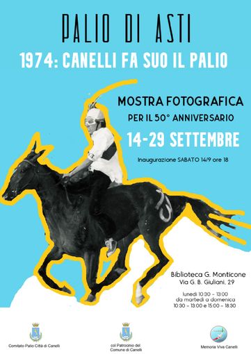 Il Palio, serbatoio di memoria, celebra i suoi fasti a Canelli con una mostra Il Palio, serbatoio di memoria, celebra i suoi fasti a Canelli con una mostra