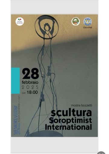 Presso la Fondazione Goria l’inaugurazione della mostra dei bozzetti per la scultura Soroptimist Presso la Fondazione Goria l’inaugurazione della mostra dei bozzetti per la scultura Soroptimist