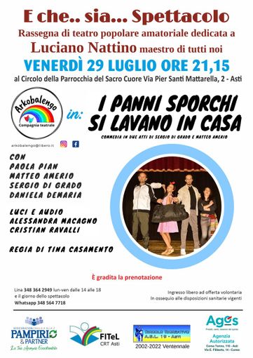 La locandina dello spettacolo