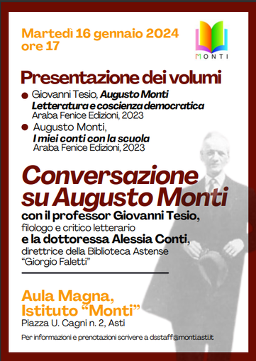 La voce... Delle scuole: al Monti un incontro sulla figura dell'intellettuale, all'Artom consegna borse di studio La voce... Delle scuole: al Monti un incontro sulla figura dell'intellettuale, all'Artom consegna borse di studio