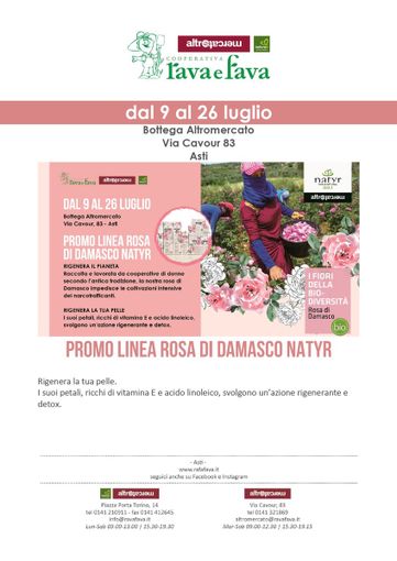 Alla Rava e Fava di via Cavour, arriva la rosa di Damasco