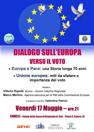 Canelli: dialogo sull'Europa a meno di una settimana dalle elezioni