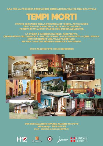 L’ente turismo Langhe Monferrato Roero cerca ambientazione rurale per un nuovo progetto cinematografico