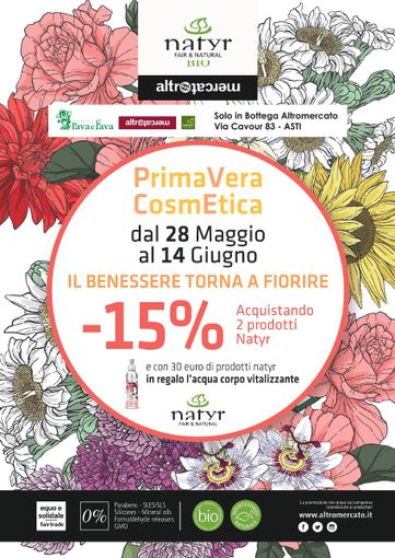Torna la “ PrimaVERA CosmETICA” nella bottega Rava e Fava di via Cavour