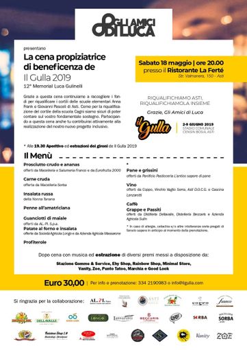 La locandina e il menù La locandina e il menù