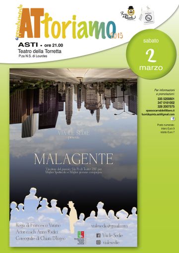 Si ride ancora con ATtoriamo, domani sabato 2 marzo arrivano i "Via le sedie" Si ride ancora con ATtoriamo, domani sabato 2 marzo arrivano i "Via le sedie"