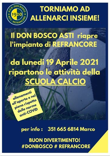 Locandina scuola calcio Locandina scuola calcio